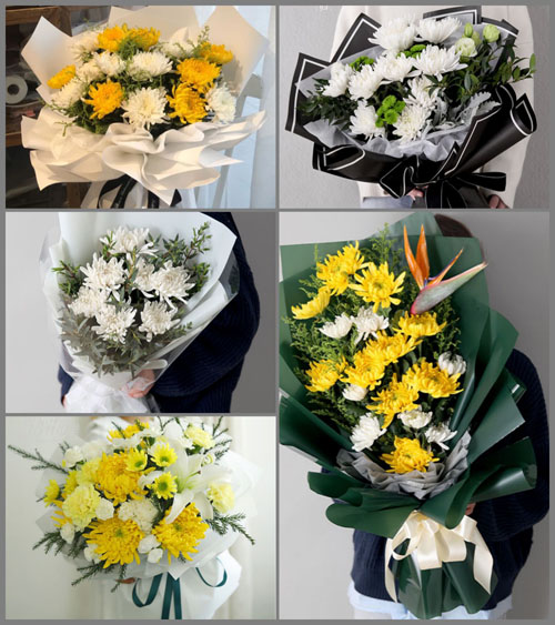 湖北黄石市阳新县浮屠镇周通村白事花束代送